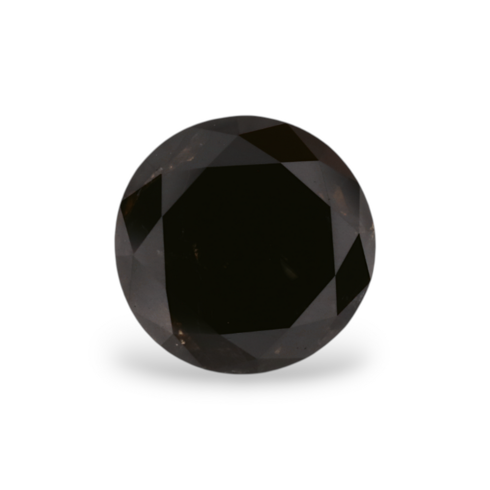 GIA 1.97 Carat Natural Fancy Black Round Diamond SE-4301GN