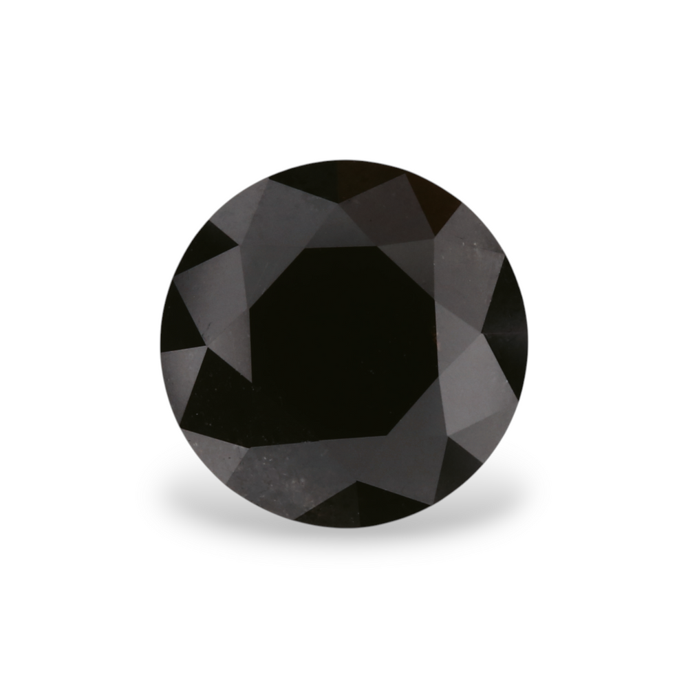 GIA 1.90 Carat Natural Fancy Black Round Diamond SE-4514GN