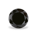 GIA 2.39 Carat Natural Fancy Black Round Diamond SE-4549GN