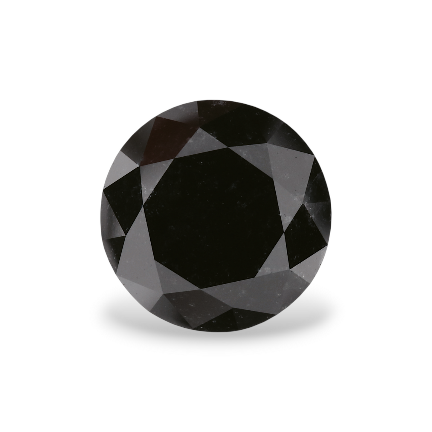 GIA 3.83 Carat Natural Fancy Black Round Diamond SE-4554GN