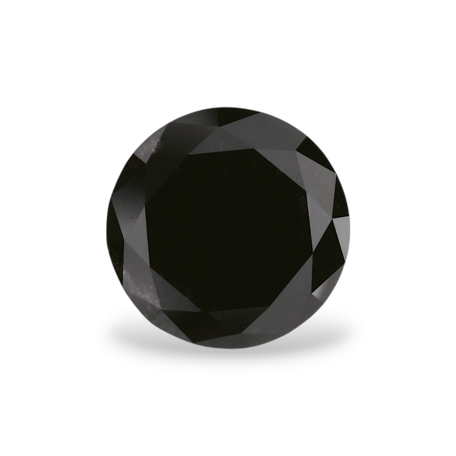 GIA 1.82 Carat Natural Fancy Black Round Diamond SE-4697GN