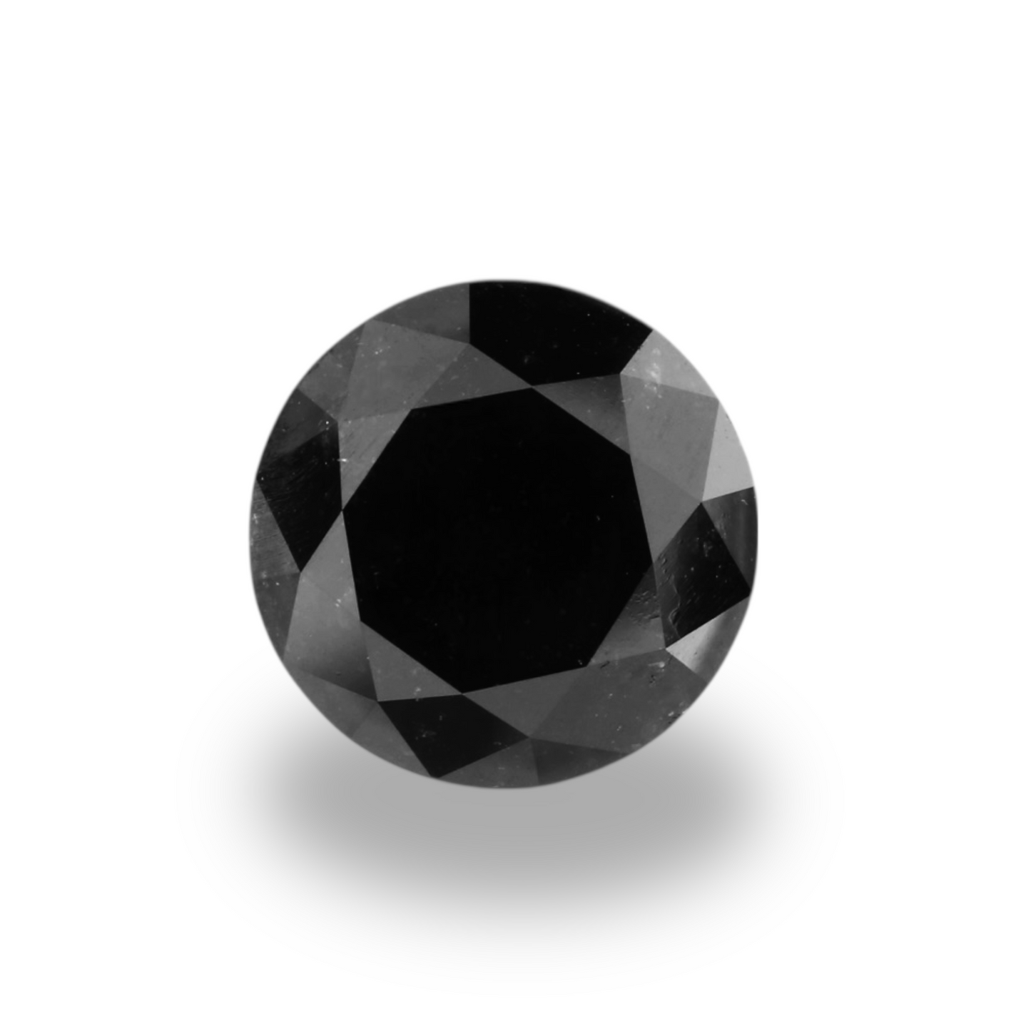 GIA 3.61 Carat Natural Fancy Black Round Diamond SE-4702GN