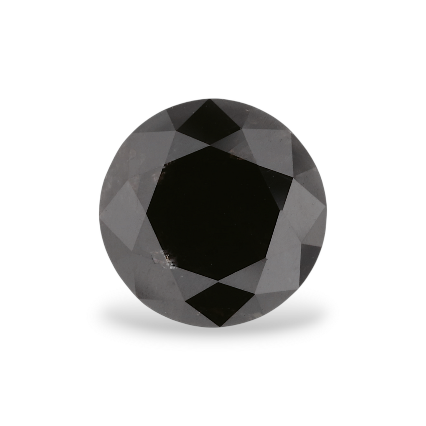 GIA 2.28 Carat Natural Fancy Black Round Diamond SE-4854GN