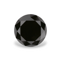 GIA 2.53 Carat Natural Fancy Black Round Diamond SE-4857GN