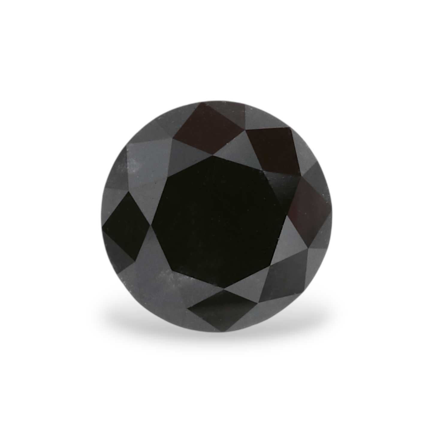 GIA 1.49 Carat Natural Fancy Black Round Diamond SE-5192GN