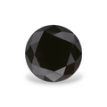 GIA 1.56 Carat Natural Fancy Black Round Diamond SE-5195GN