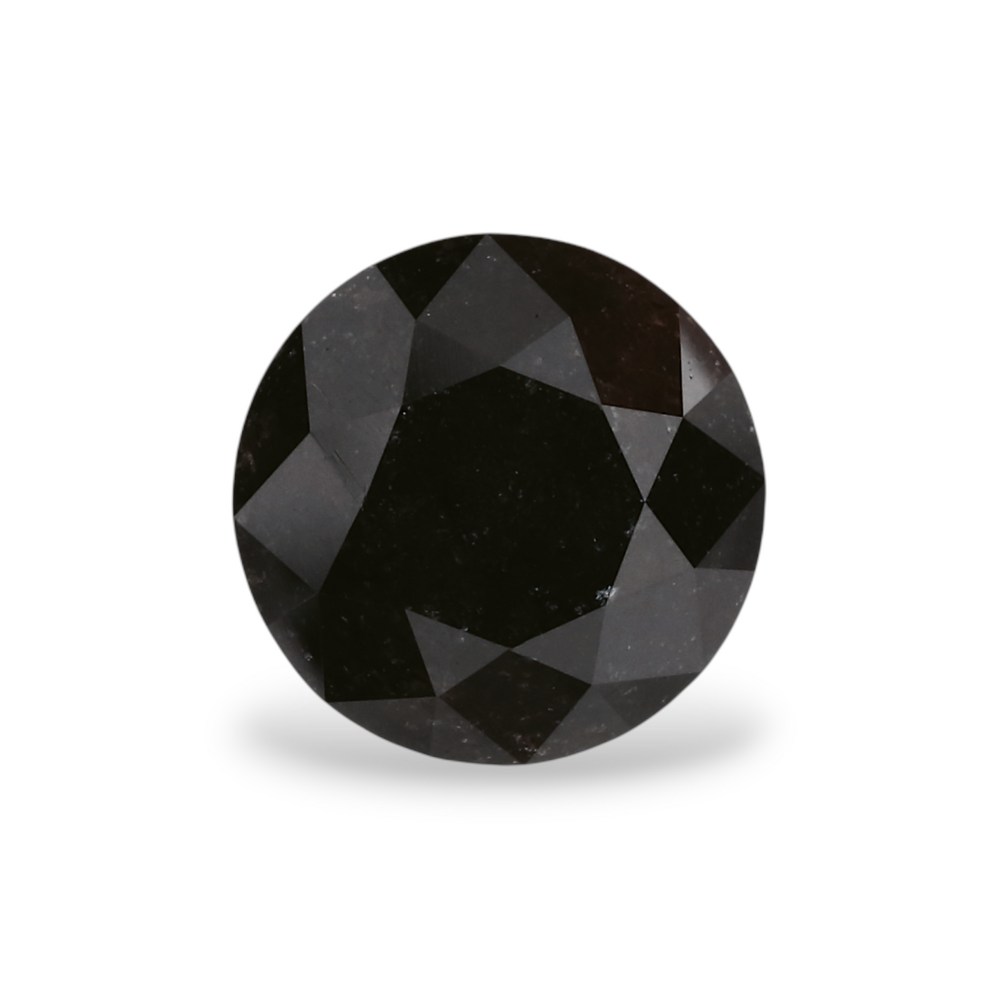 GIA 1.69 Carat Natural Fancy Black Round Diamond SE-5198GN