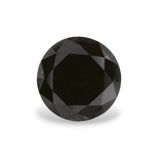 GIA 1.85 Carat Natural Fancy Black Round Diamond SE-5202GN