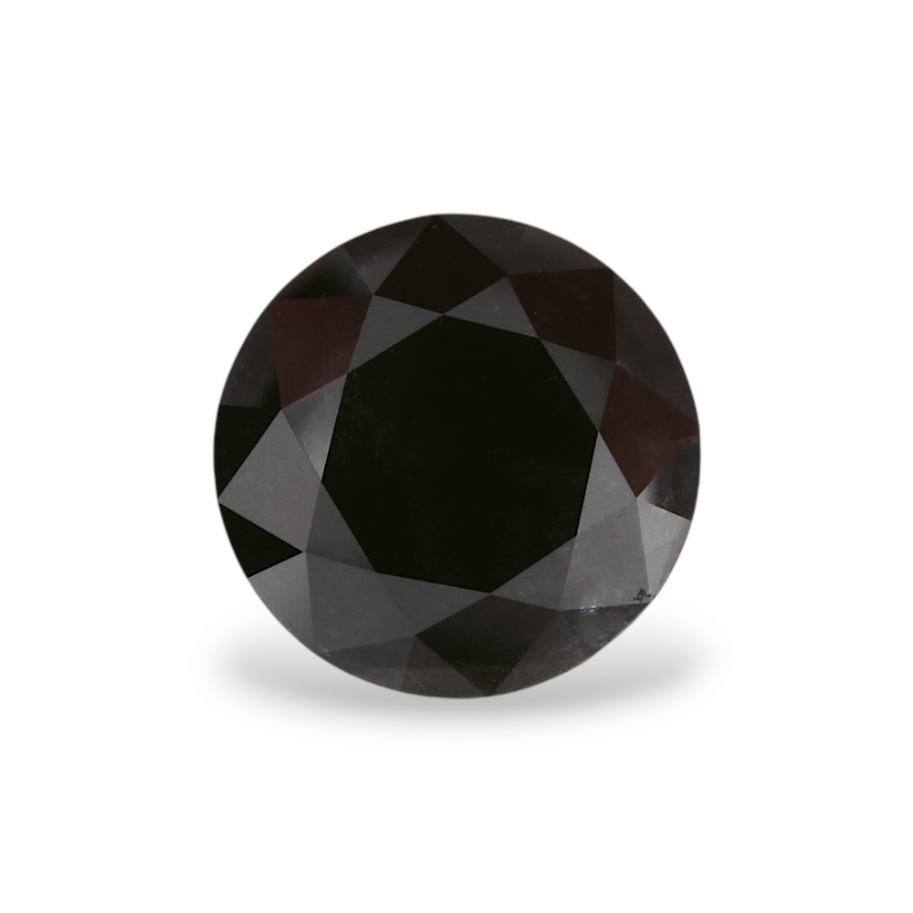GIA 2.05 Carat Natural Fancy Black Round Diamond SE-5203GN
