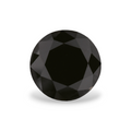 GIA 3.22 Carat Natural Fancy Black Round Diamond SE-5259GN