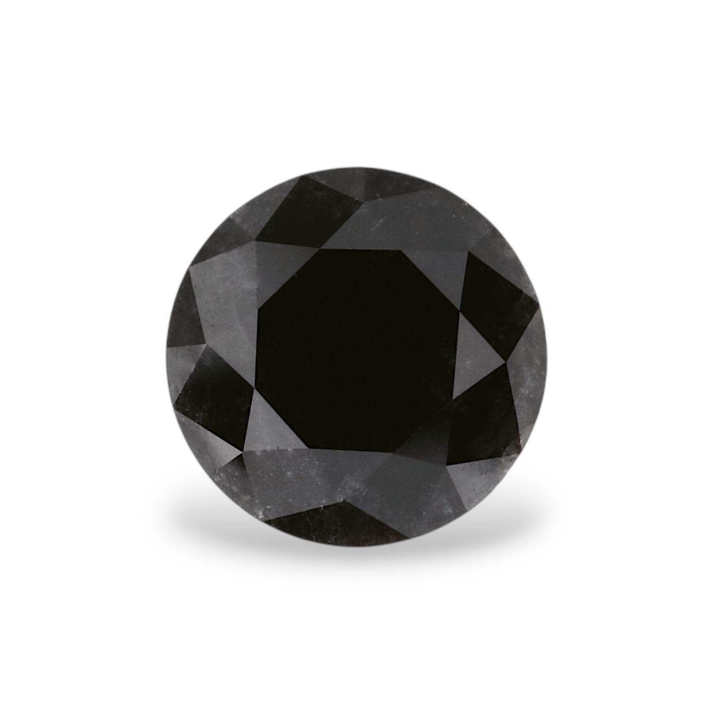 GIA 1.58 Carat Natural Fancy Black Round Diamond SE-5285GN