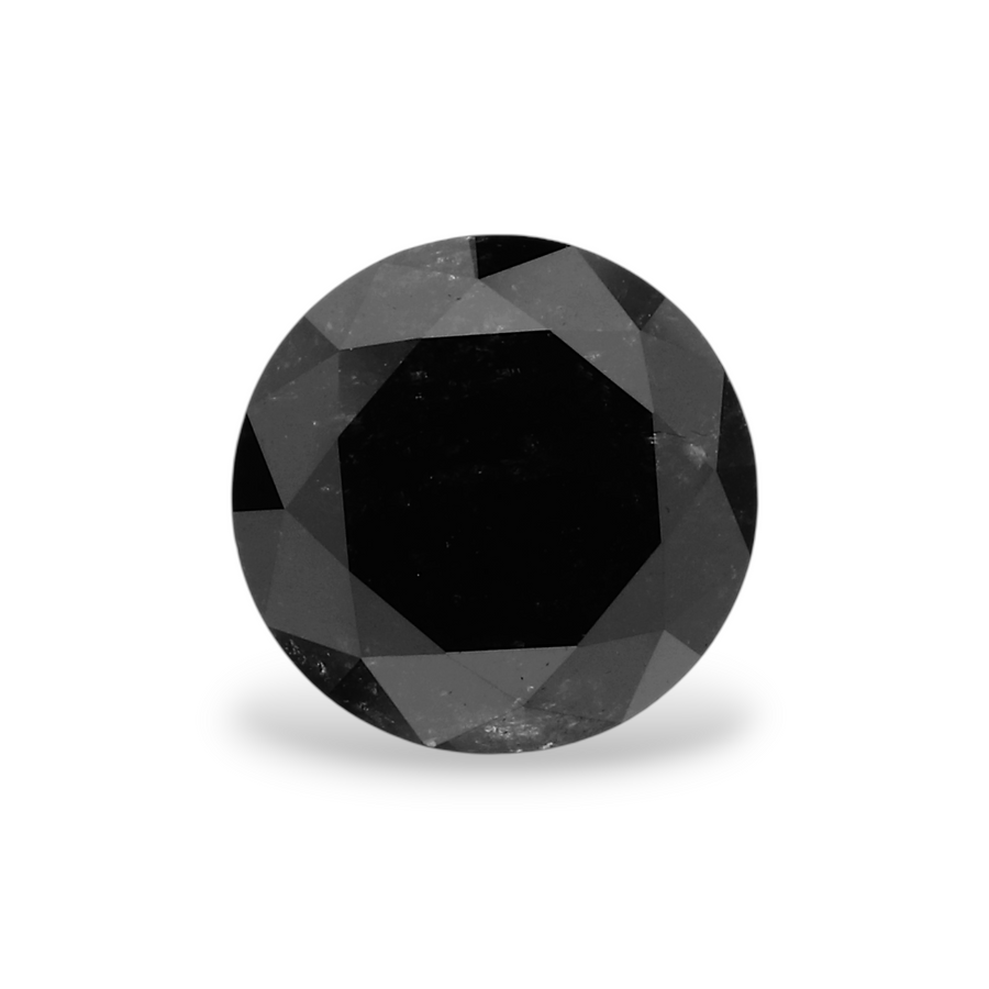 GIA 1.40 Carat Natural Fancy Black Round Diamond SE-5291GN