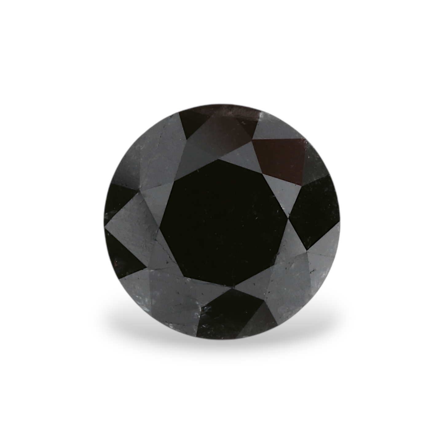 GIA 1.42 Carat Natural Fancy Black Round Diamond SE-5292GN