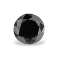 GIA 1.01 Carat Natural Fancy Black Round Diamond SE-5300GN