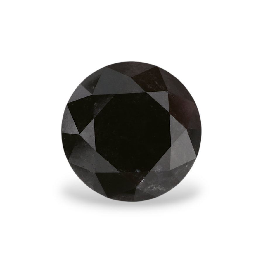 GIA 1.75 Carat Natural Fancy Black Round Diamond SE-5308GN
