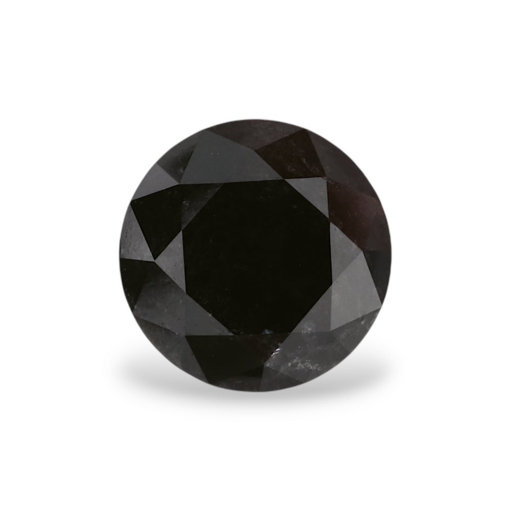 GIA 1.75 Carat Natural Fancy Black Round Diamond SE-5308GN