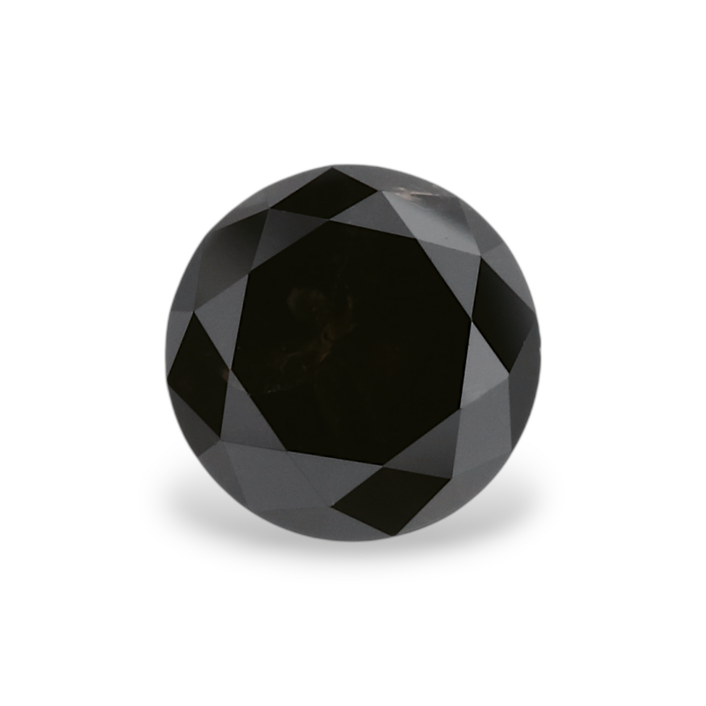 GIA 1.14 Carat Natural Fancy Black Round Diamond SE-5319GN