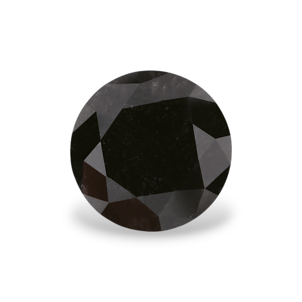GIA 1.99 Carat Natural Fancy Black Round Diamond SE-5330GN