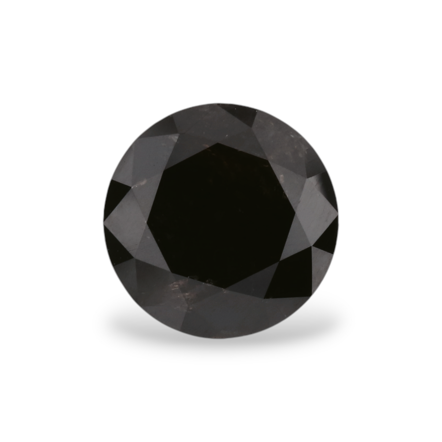 GIA 0.87 Carat Natural Fancy Black Round Diamond SE-5349GN