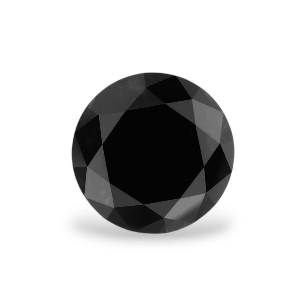 GIA 1.20 Carat Natural Fancy Black Round Diamond SE-5361GN