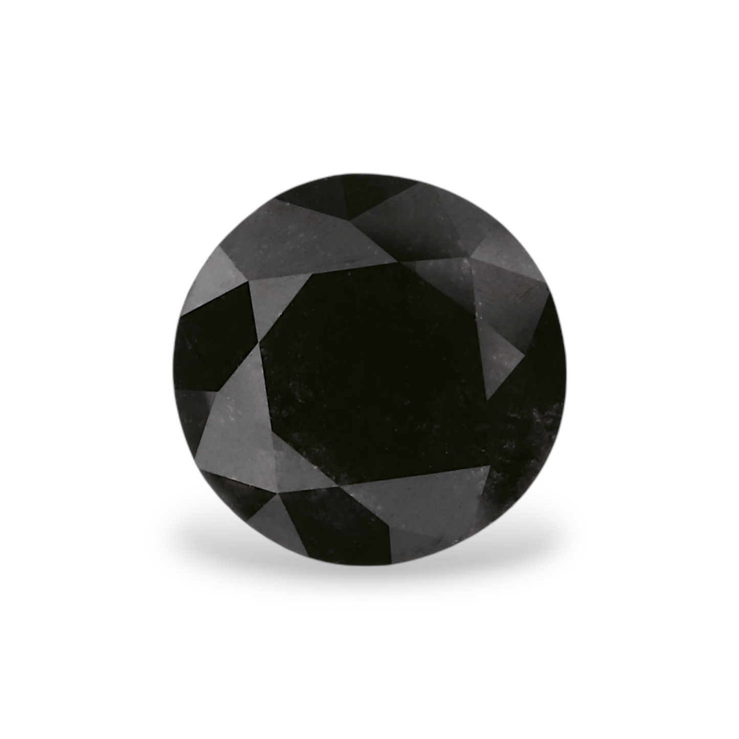 GIA 1.64 Carat Natural Fancy Black Round Diamond SE-5369GN