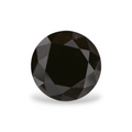 GIA 1.67 Carat Natural Fancy Black Round Diamond SE-5370GN