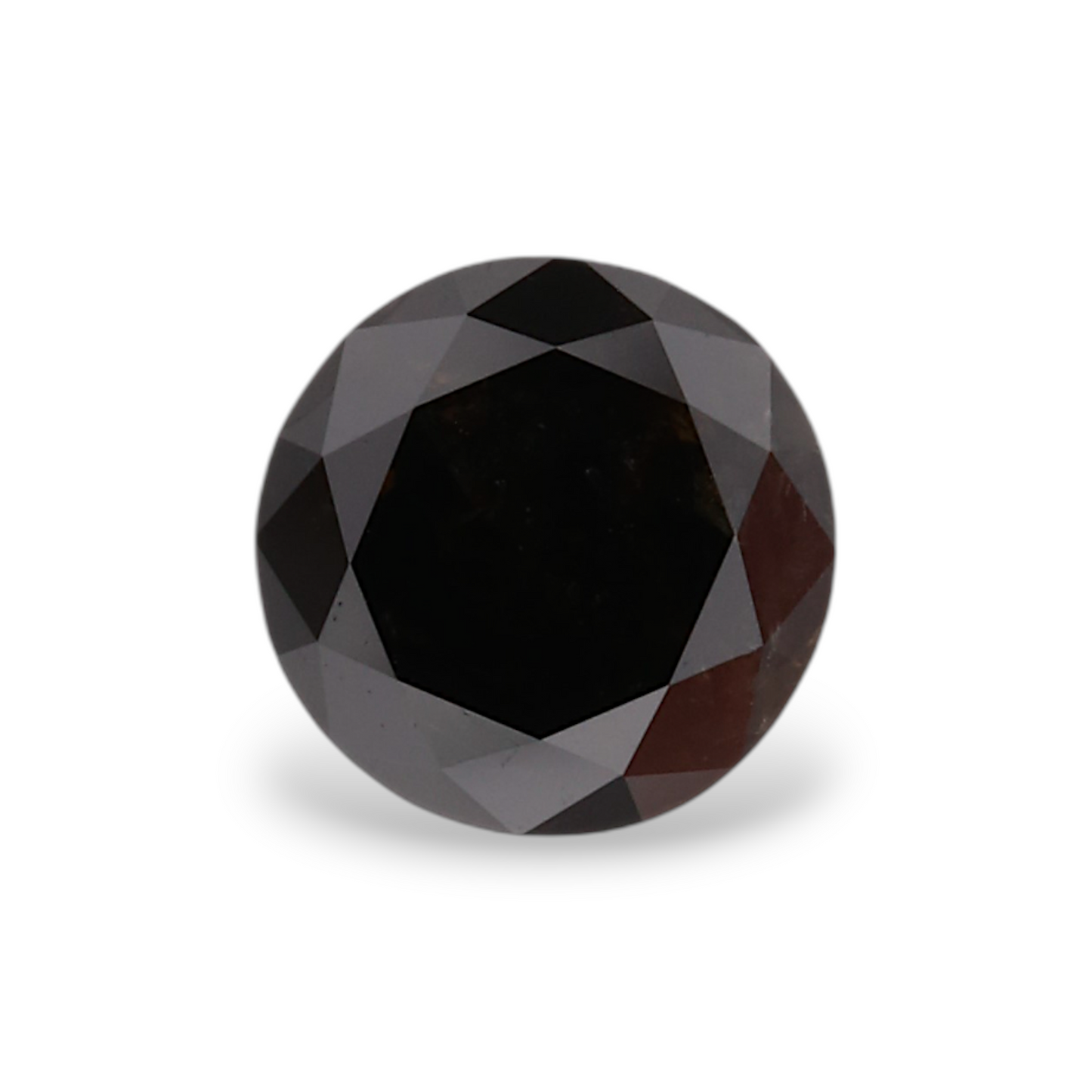 GIA 0.64 Carat Natural Fancy Black Round Diamond SE-5378GN
