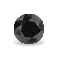 GIA 0.99 Carat Natural Fancy Black Round Diamond SE-5412GN