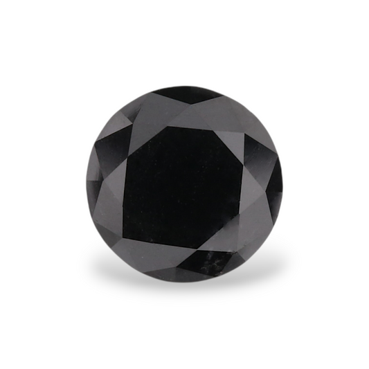 GIA 1.05 Carat Natural Fancy Black Round Diamond SE-5420GN