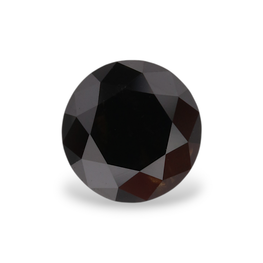 GIA 1.05 Carat Natural Fancy Black Round Diamond SE-5421GN
