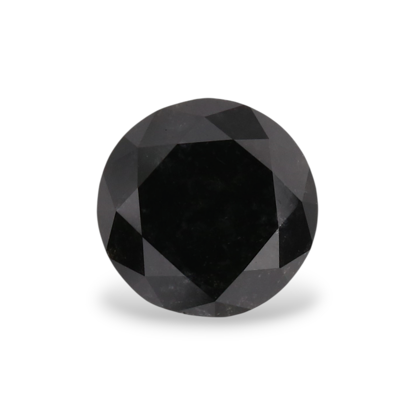 GIA 1.09 Carat Natural Fancy Black Round Diamond SE-5424GN