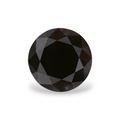 GIA 1.21 Carat Natural Fancy Black Round Diamond SE-5428GN