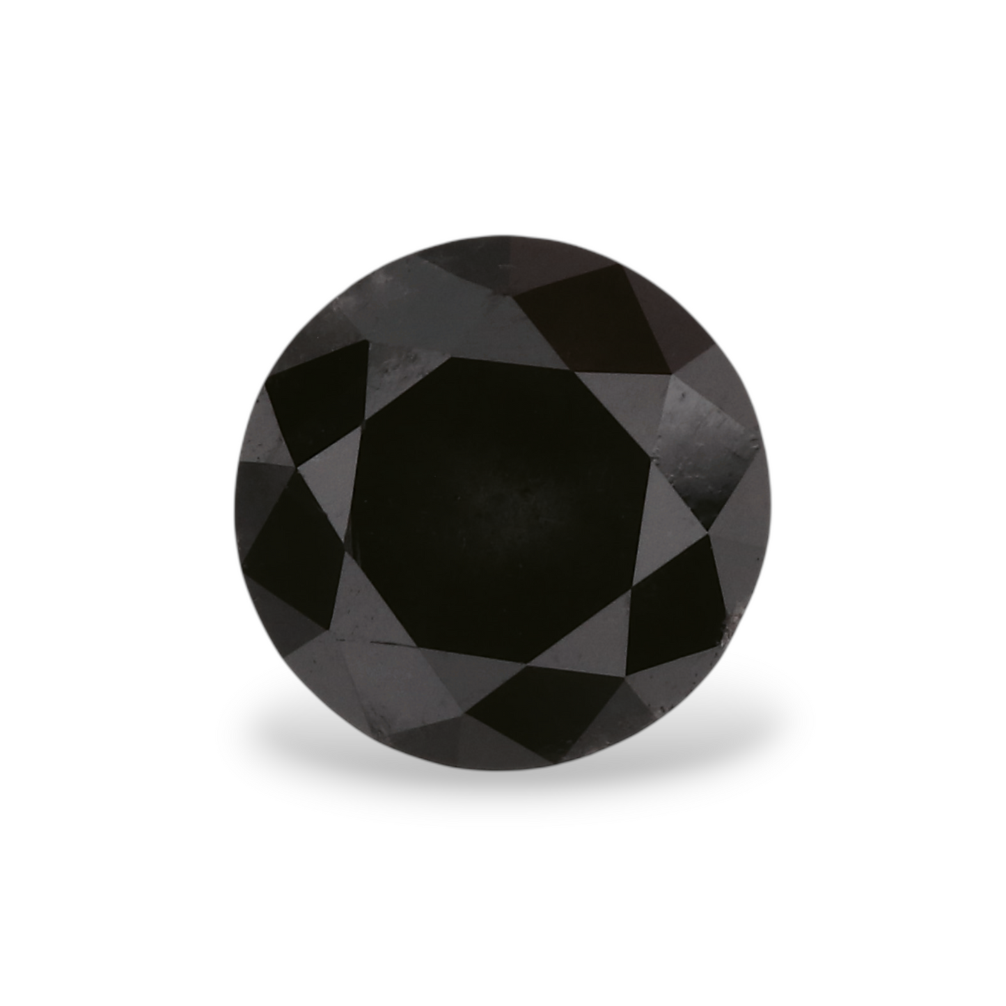 GIA 1.43 Carat Natural Fancy Black Round Diamond SE-5435GN