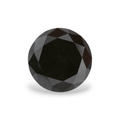 GIA 1.53 Carat Natural Fancy Black Round Diamond SE-5438GN
