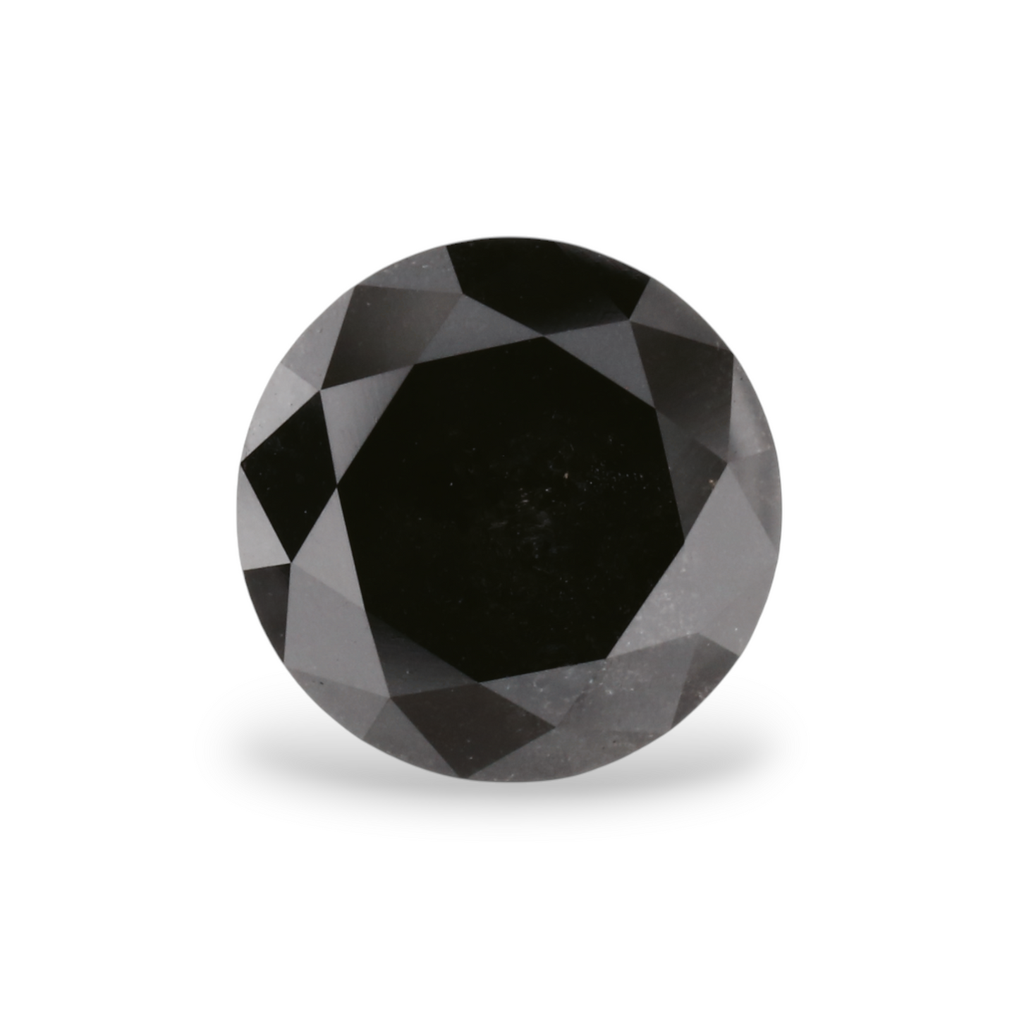 GIA 1.71 Carat Natural Fancy Black Round Diamond SE-5440GN