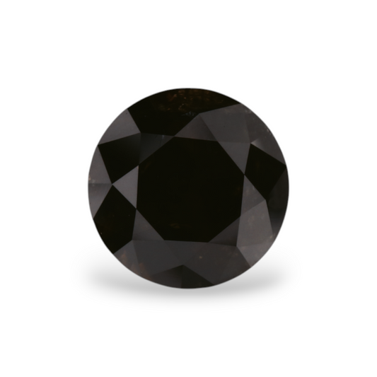 GIA 1.74 Carat Natural Fancy Black Round Diamond SE-5443GN