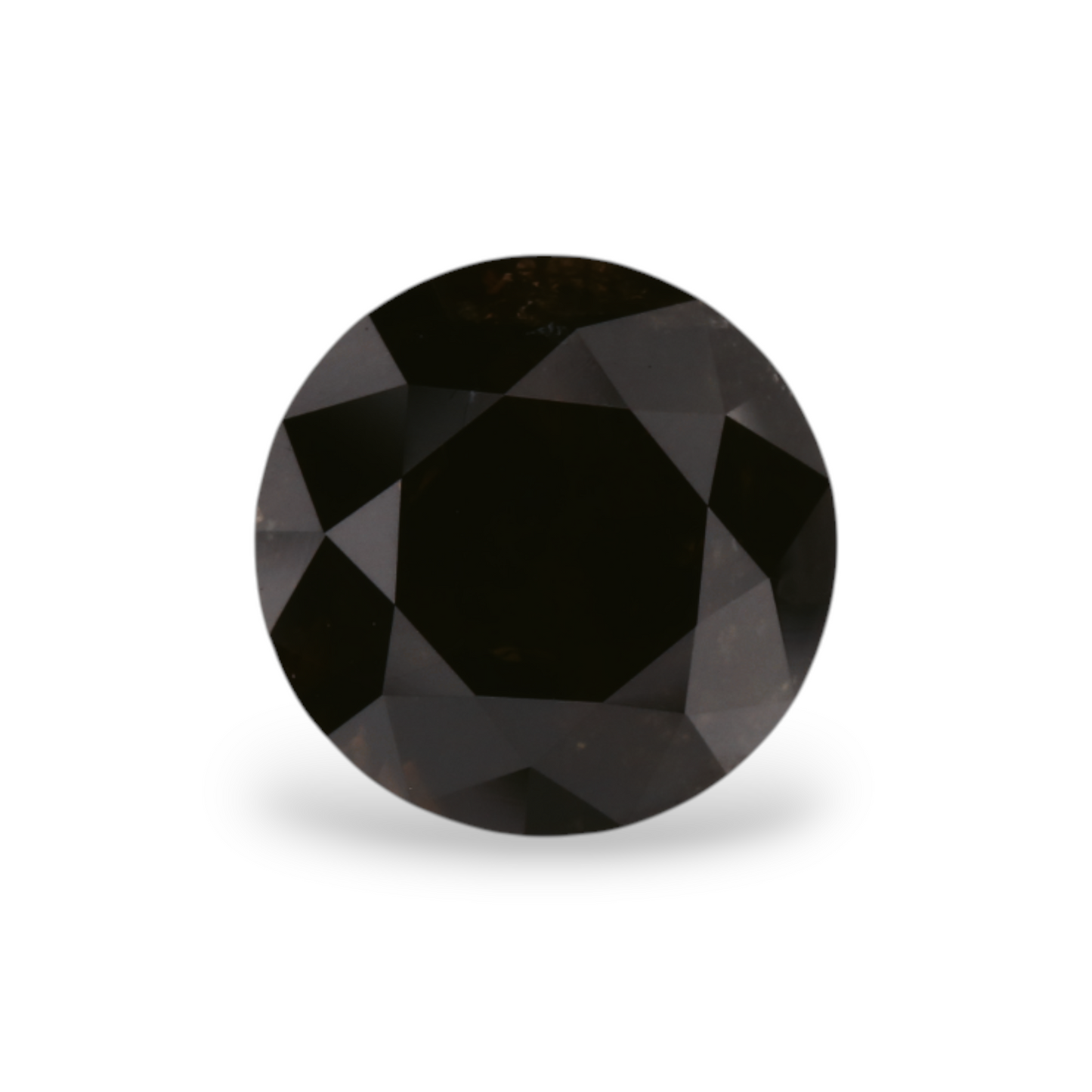 GIA 1.74 Carat Natural Fancy Black Round Diamond SE-5443GN