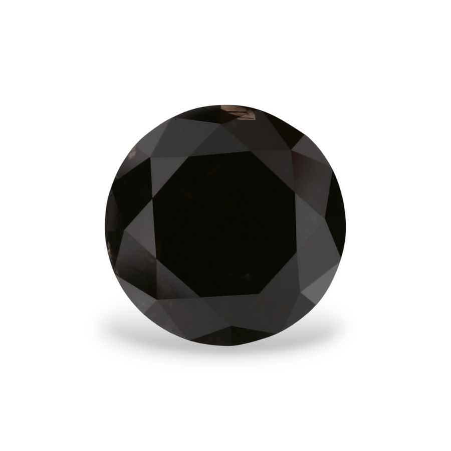 GIA 1.82 Carat Natural Fancy Black Round Diamond SE-5445GN
