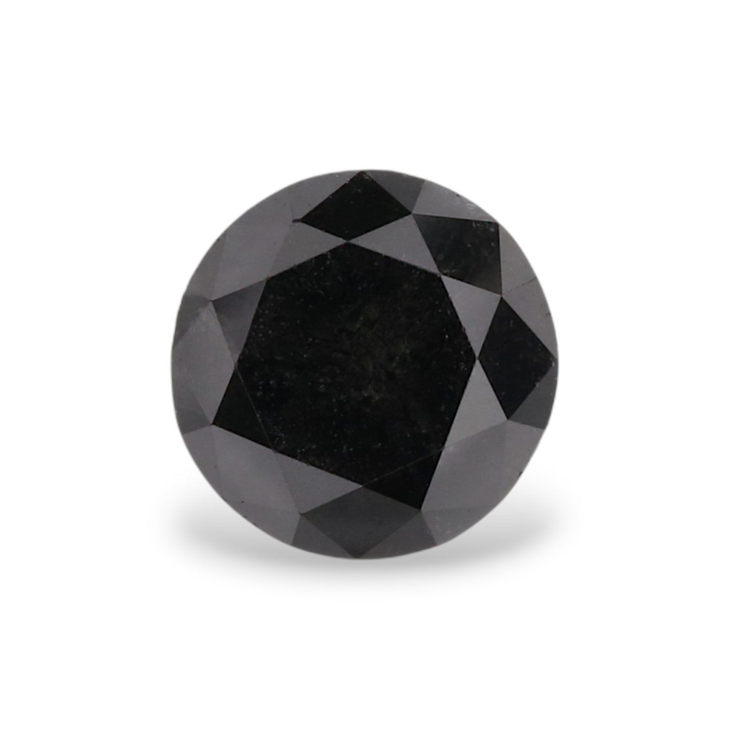 GIA 1.05 Carat Natural Fancy Black Round Diamond SE-5463GN