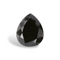 GIA 3.55 Carat Natural Fancy Black Pear Diamond SE-5470GN