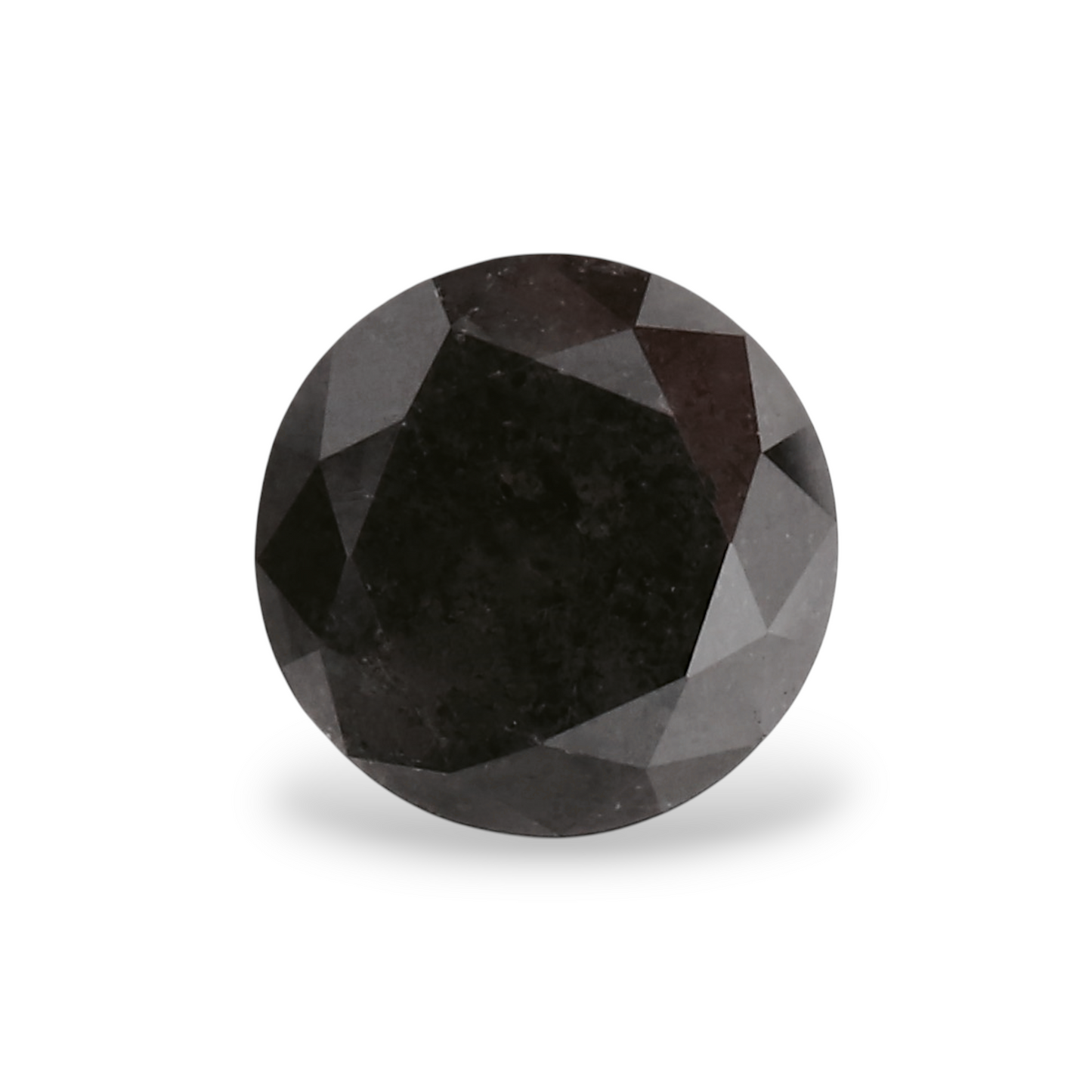 GIA 0.53 Carat Natural Fancy Black Round Diamond SE-5475GN