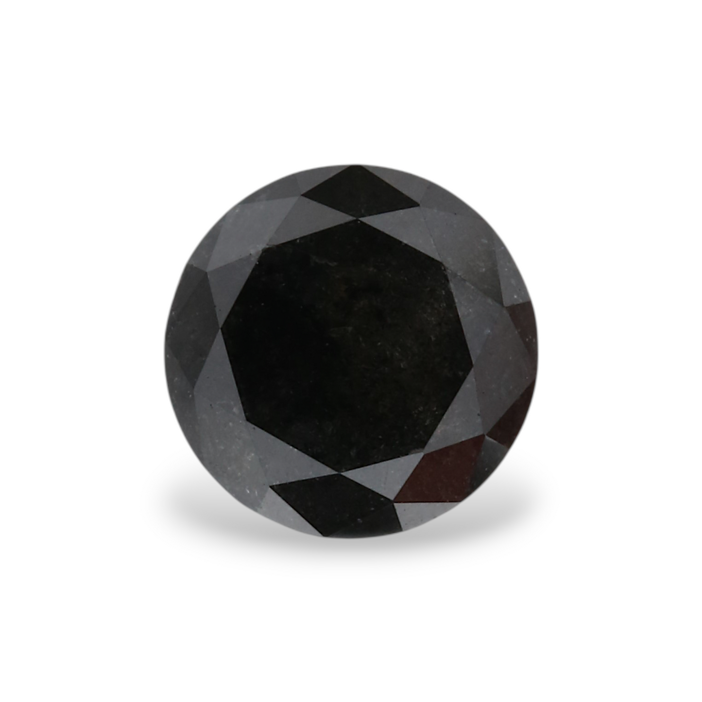 GIA 0.93 Carat Natural Fancy Black Round Diamond SE-5484GN
