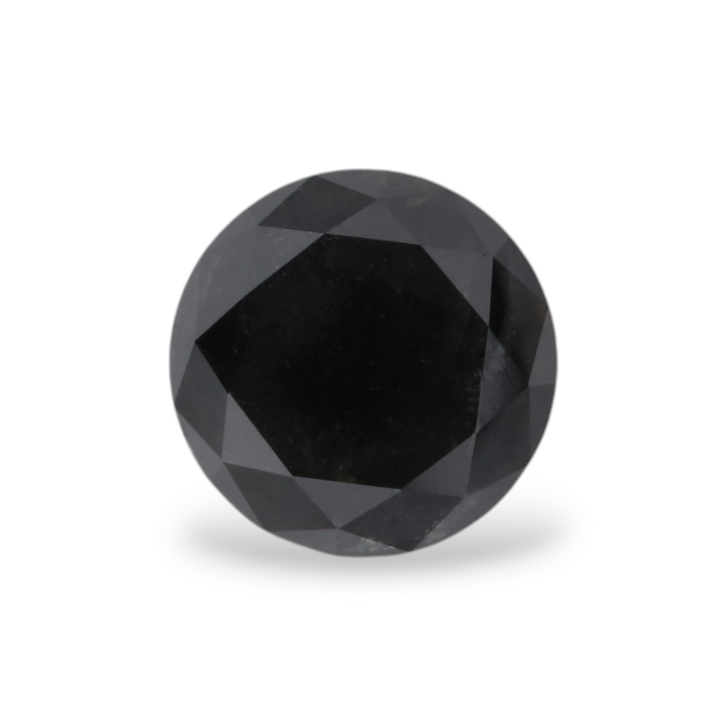 GIA 1.14 Carat Natural Fancy Black Round Diamond SE-5522GN