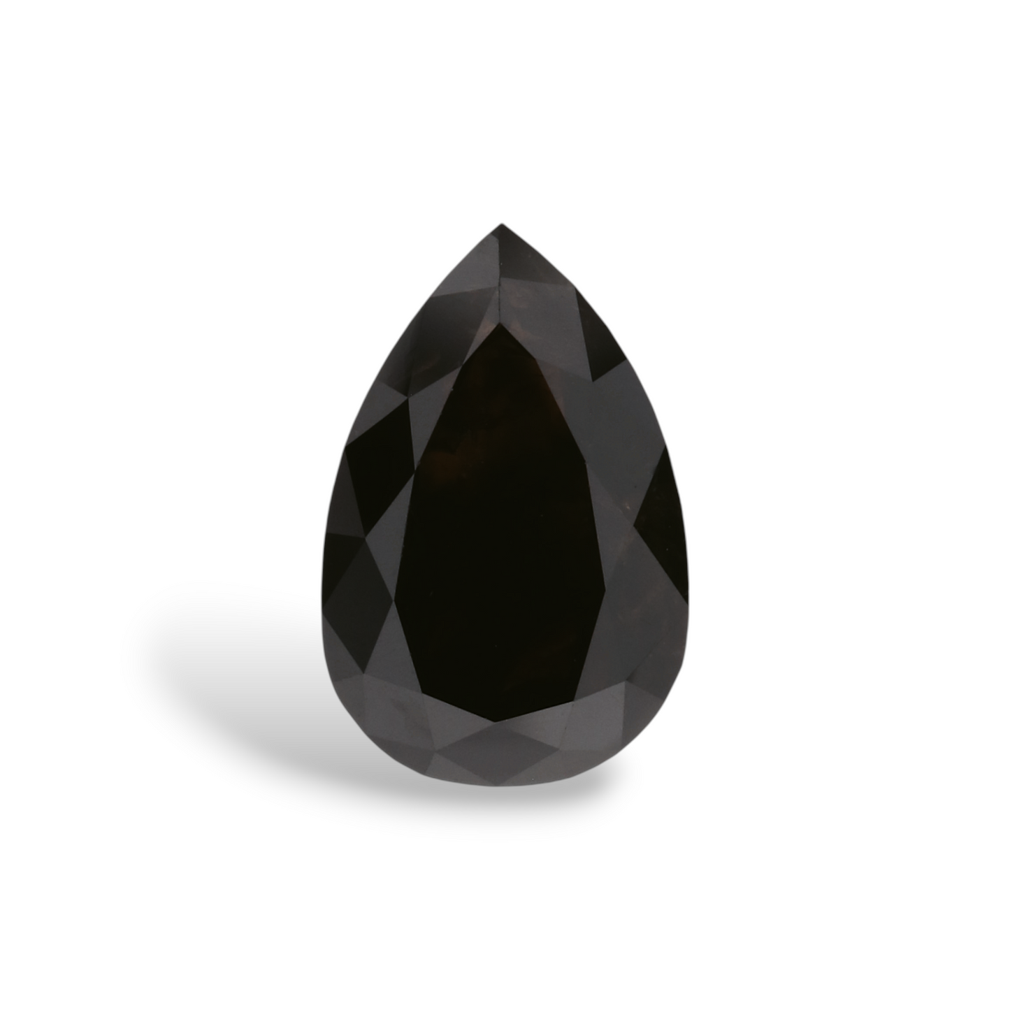 GIA 1.45 Carat Natural Fancy Black Pear Diamond SE-5534GN