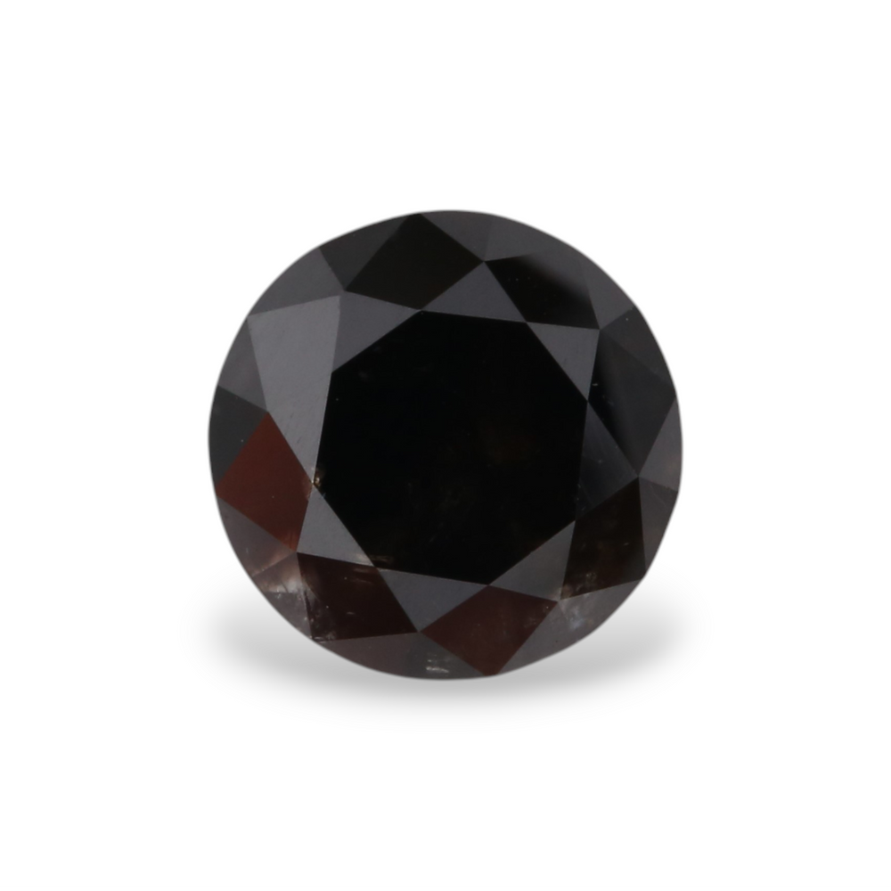 GIA 1.61 Carat Natural Fancy Black Round Diamond SE-5536GN