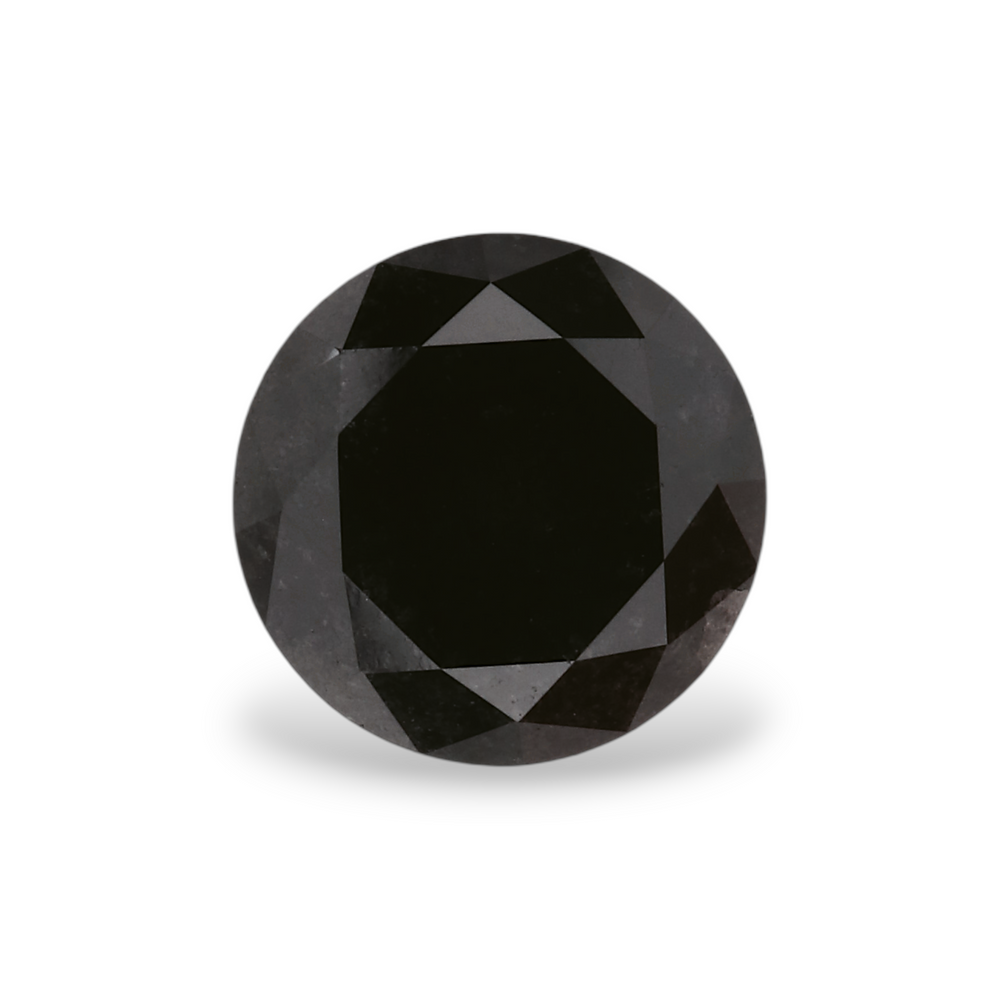 GIA 1.91 Carat Natural Fancy Black Round Diamond SE-5542GN