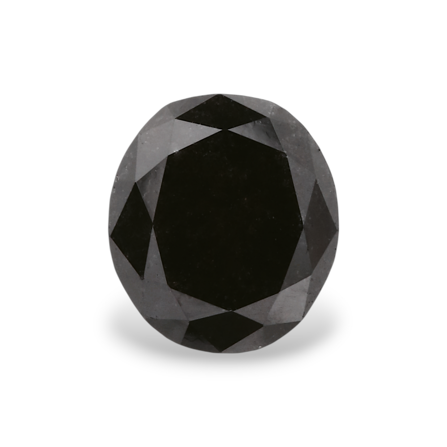 GIA 1.48 Carat Natural Fancy Black Oval Diamond SE-5575GN