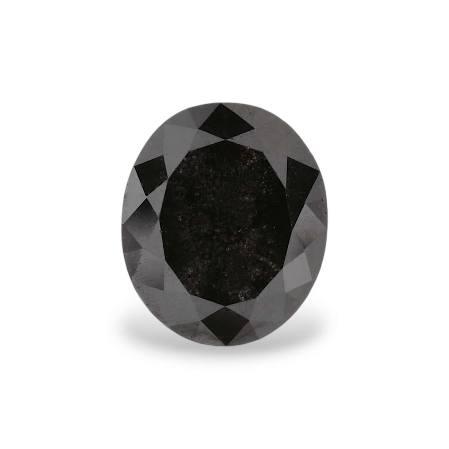 GIA 2.29 Carat Natural Fancy Black Oval Diamond SE-5580GN