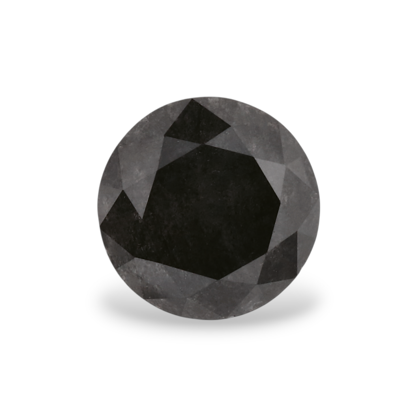 GIA 0.78 Carat Natural Fancy Black Round Diamond SE-5600GN