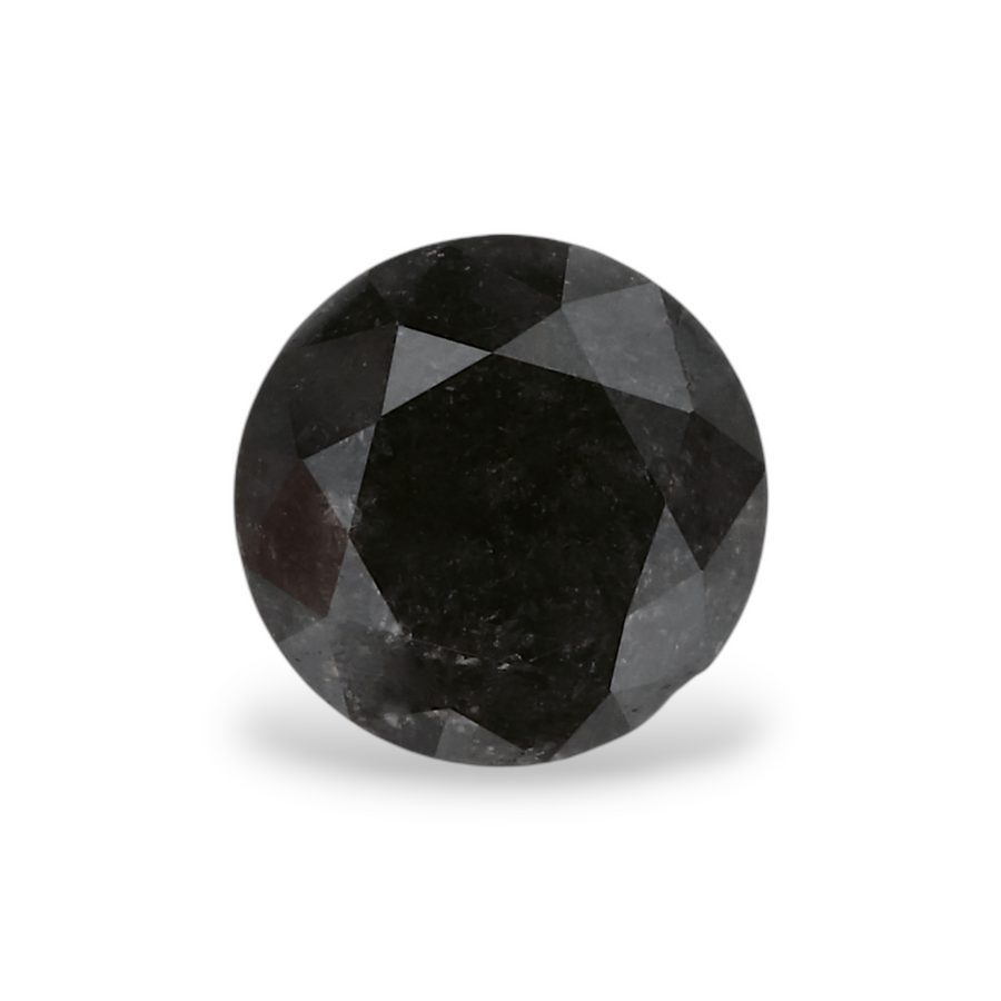 GIA 1.06 Carat Natural Fancy Black Round Diamond SE-5622GN